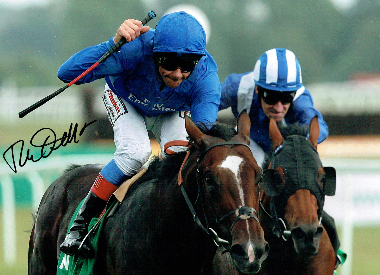 Frankie DETTORI Signed Autograph Jockey 16x12 Photo Poster painting Shakespearean AFTAL