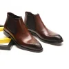 Classic Men Chelsea Leather Ankle Boots Sale