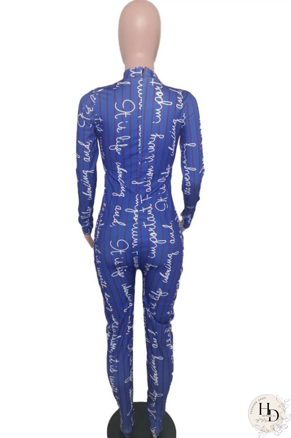 Red Fashion letter Print Polyester Long Sleeve O Neck