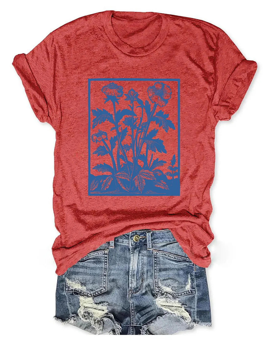 Vintage Wildflowers Graphic T-shirt