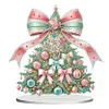 (US Local)Christmas Tree Print DIY Diamond Painting Tabletop Ornaments Decorations