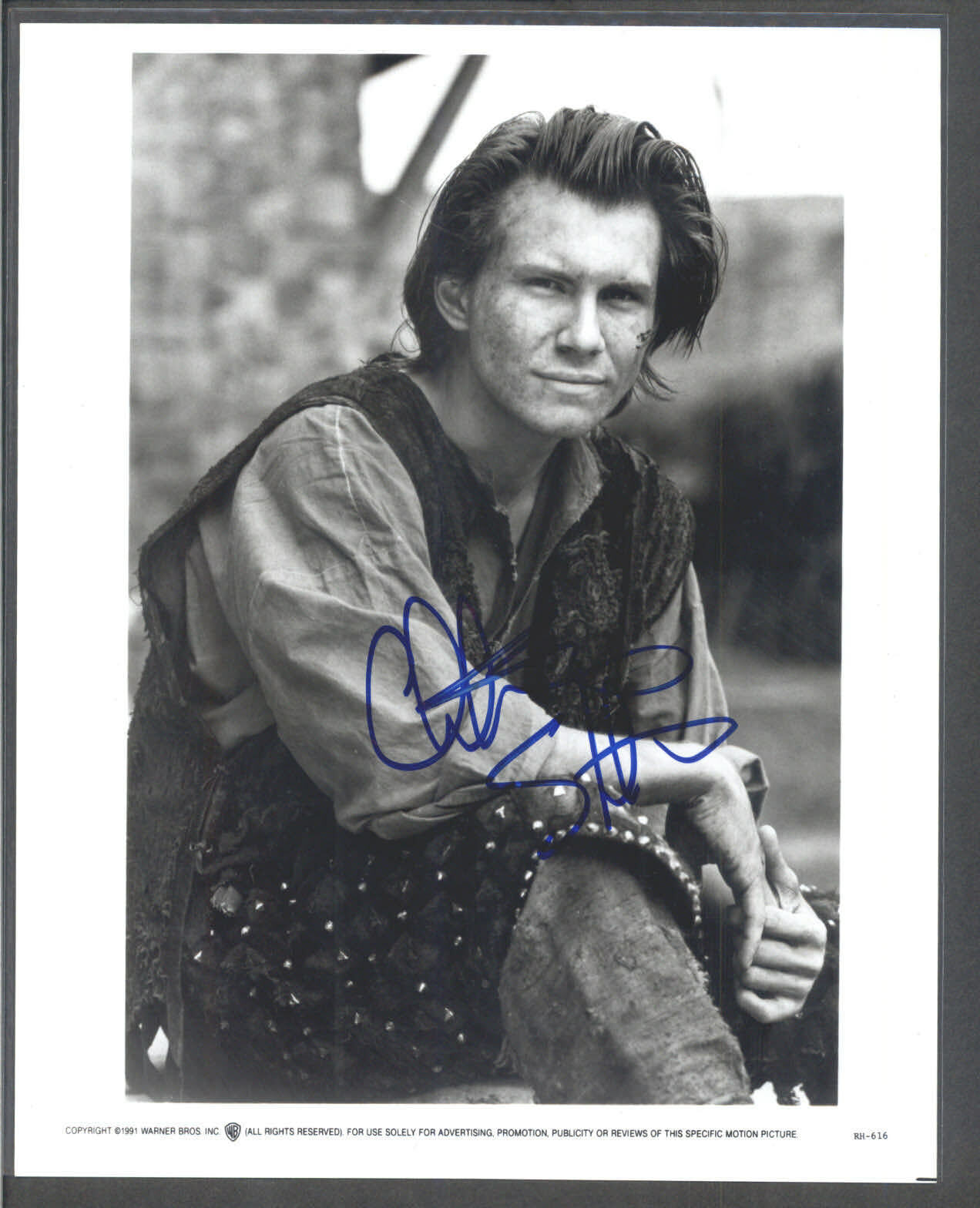 Christian Slater - 8x10 Signed Autograph Movie Still - Robin Hood