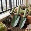 4pcs Hand Rake Garden Tool with Non Slip Handle Multifunctional Garden Cleaning Shovel Ideal for Digging Weeding Planting