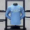 2024-2025 Long Sleeve Player Version Manchester City Home Football Shirt 1:1 Thai Quality