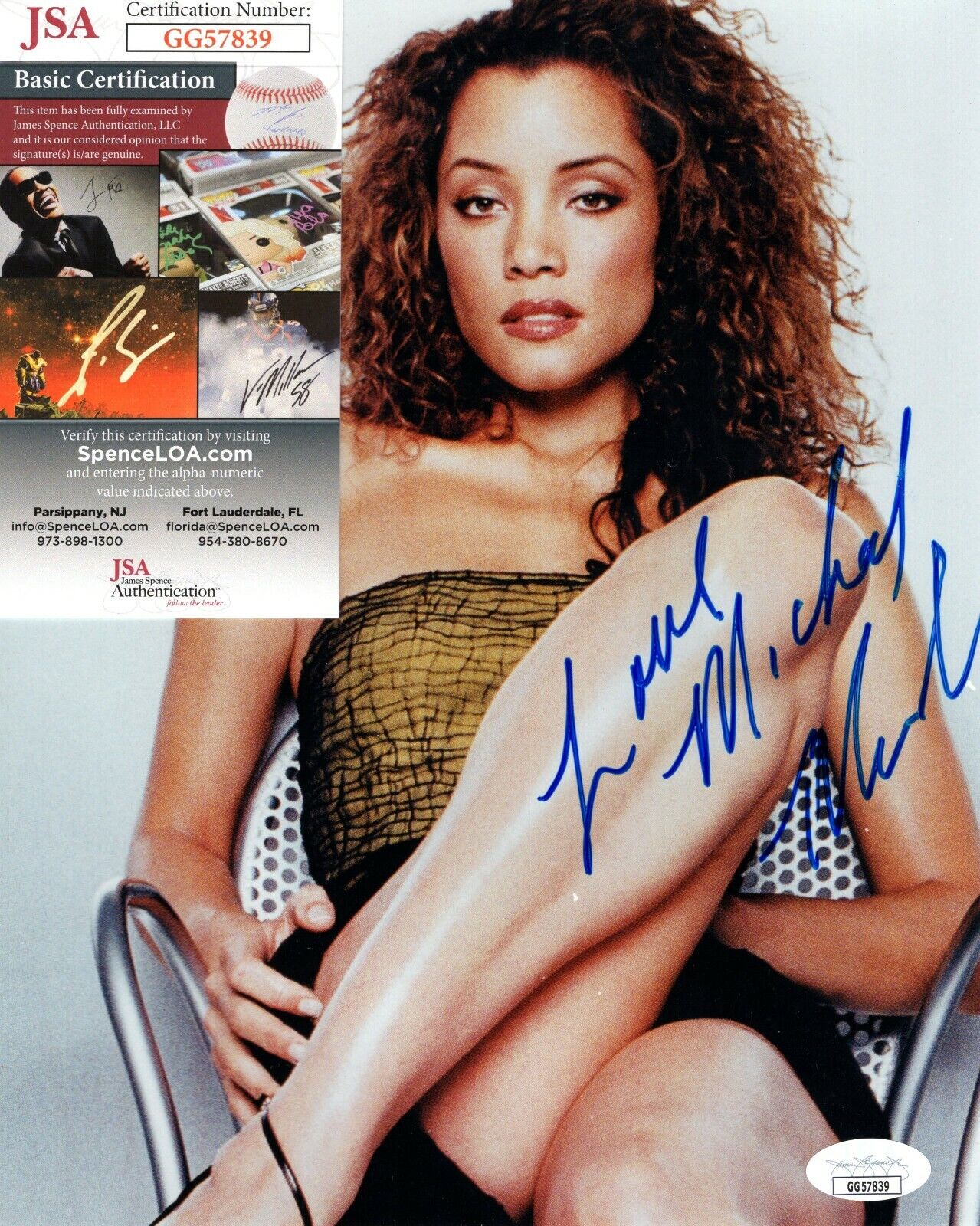 Michael Michele Actress Hand Signed 8x10 Photo Poster painting with JSA COA