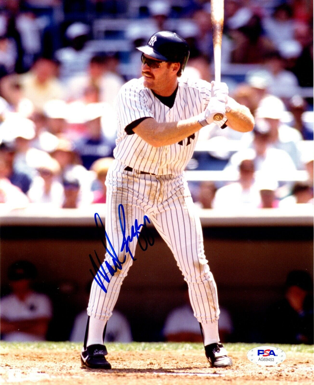 Wade Boggs autographed signed 8x10 Photo Poster painting MLB New York Yankees PSA COA