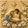 Framed Faith Family - Pearls Painting Kit DIY Diamond Painting Pearl Dot Crafts 20x20CM