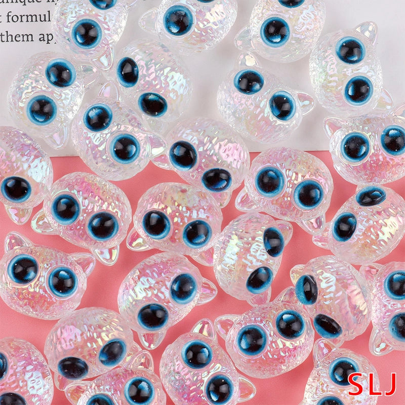 10 PCS/Package Arylic Cat Beads