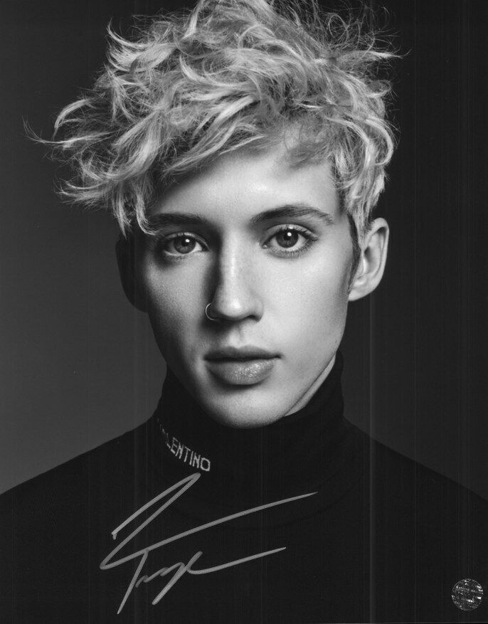 TROYE SIVAN Autographed Original 8x10 Photo Poster painting LOA TTM