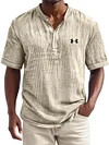 Men's Loose Button T-Shirt
