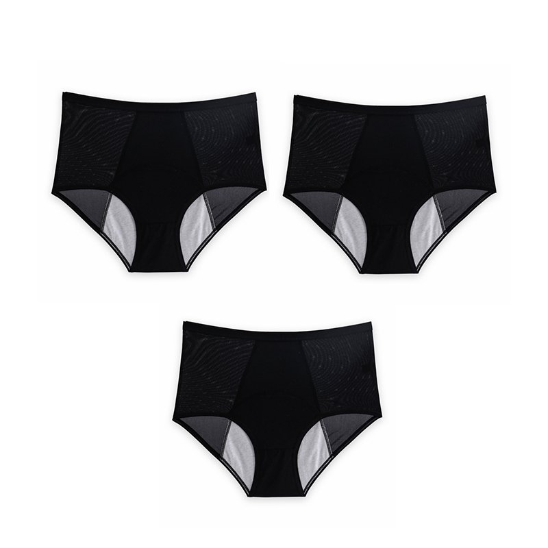 thdmladies High Waist Leak Proof Ice Silk Panties thedmladies