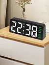 LED Digital Alarm Clock Bedside Alarm Clock Large Number Display for Home Office