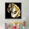 Bead Embroidery - Partial Printed 9CT Tiger(47x45 CM)