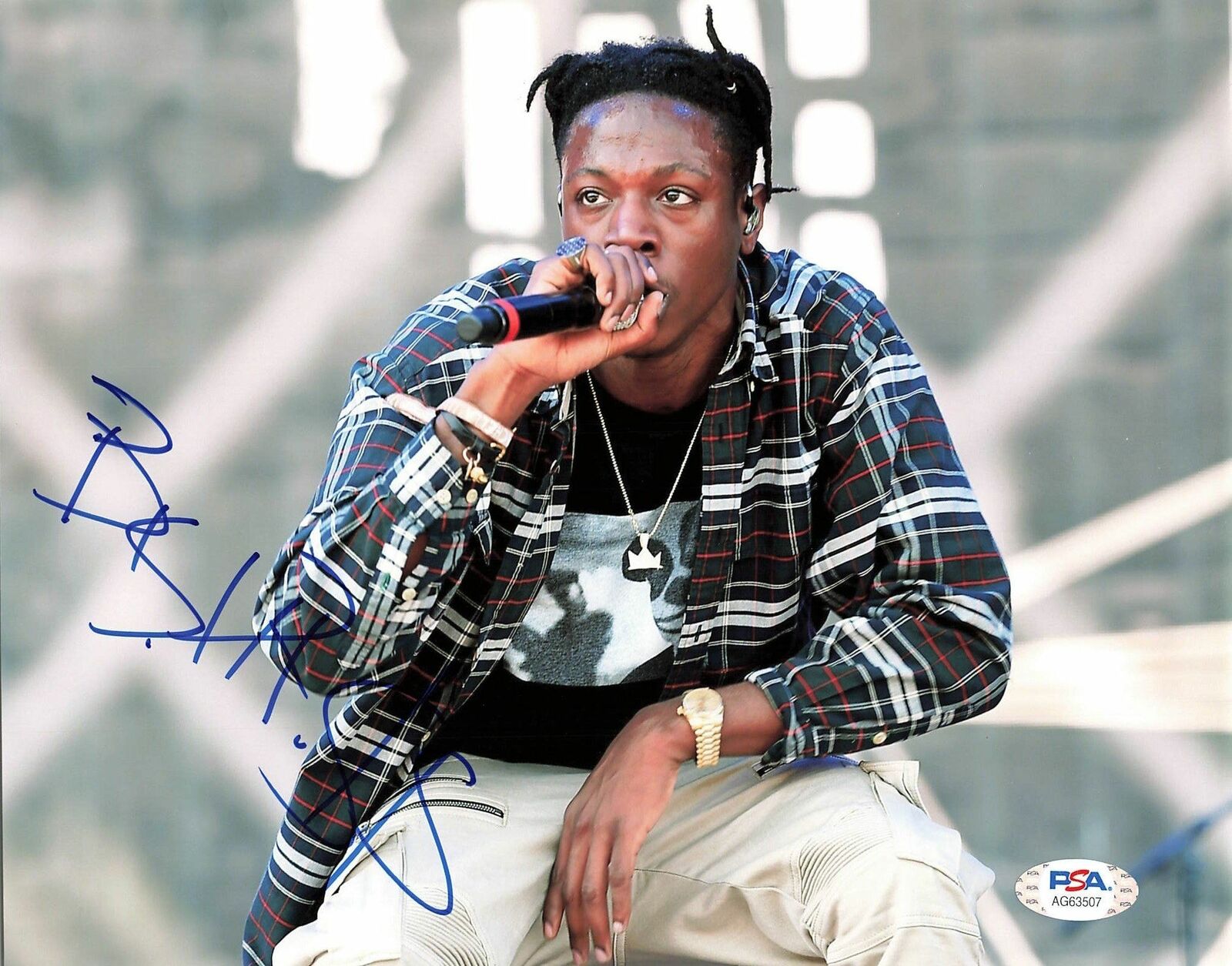 Joey Badass signed 8x10 Photo Poster painting PSA/DNA Autographed Rapper