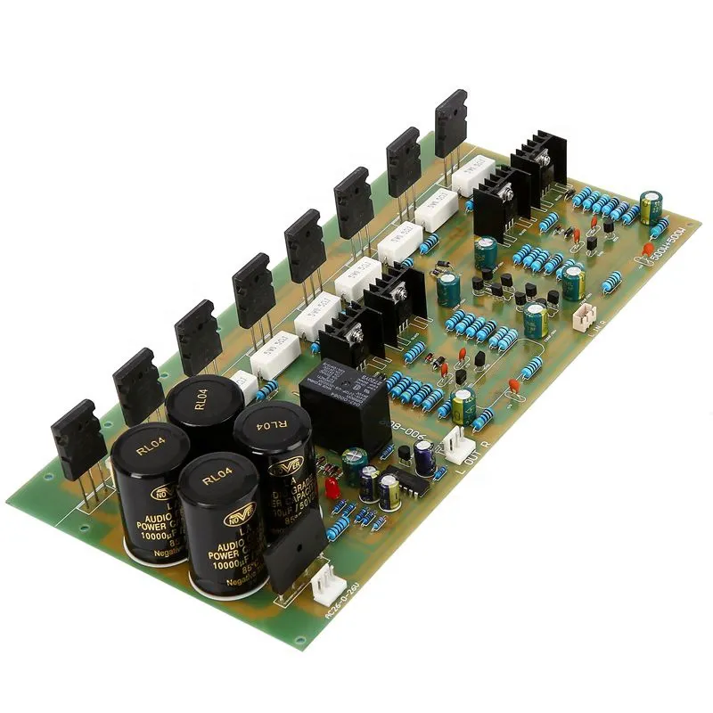 2SA1943 2SC5200 8 Tube High-Power Board AC28-32V Input AC Power Amplifier Audio Tube Amplifier