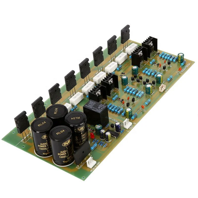 2SA1943 2SC5200 8 Tube High-Power Board AC28-32V Input AC Power Amplifier Audio Tube Amplifier