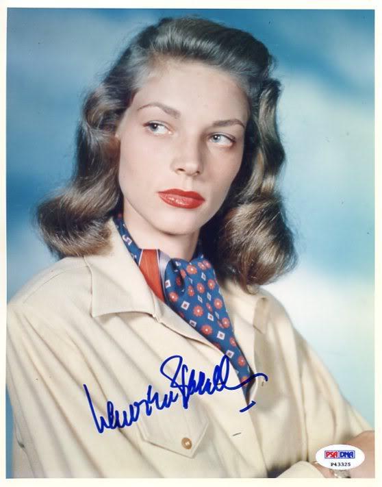 Lauren Bacall Signed Authentic 8X10 Photo Poster painting Autograph PSA/DNA #P43325