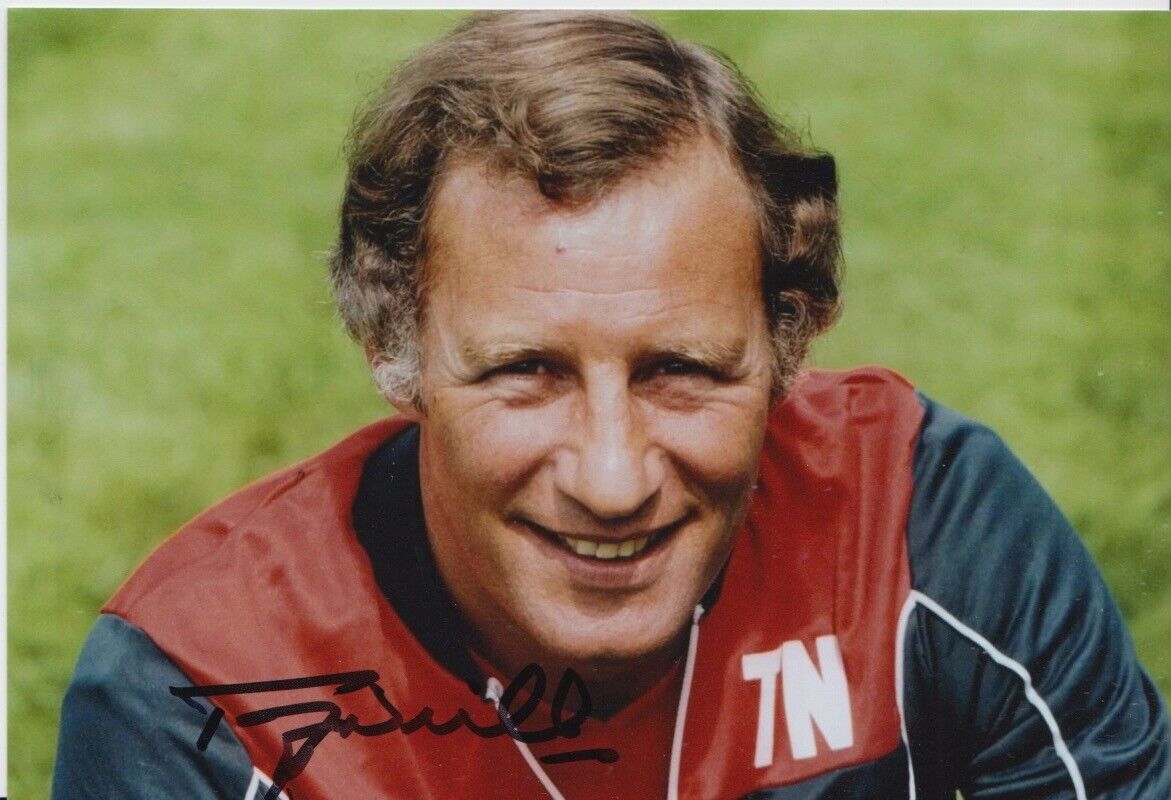 TERRY NEILL HAND SIGNED 6X4 Photo Poster painting ARSENAL FOOTBALL AUTOGRAPH