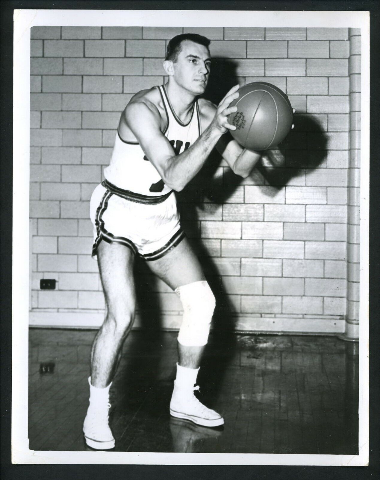 Andy Phillip 1953 Type 1 Press Original Photo Poster painting Philadelphia Warriors 2b2b