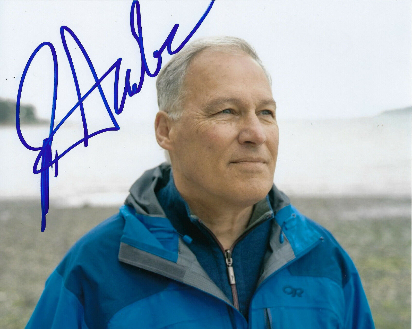 GOVERNOR JAY INSLEE - 2020 DEMOCRATIC CANDIDATE - SIGNED 8x10 Photo Poster painting C w/COA WA