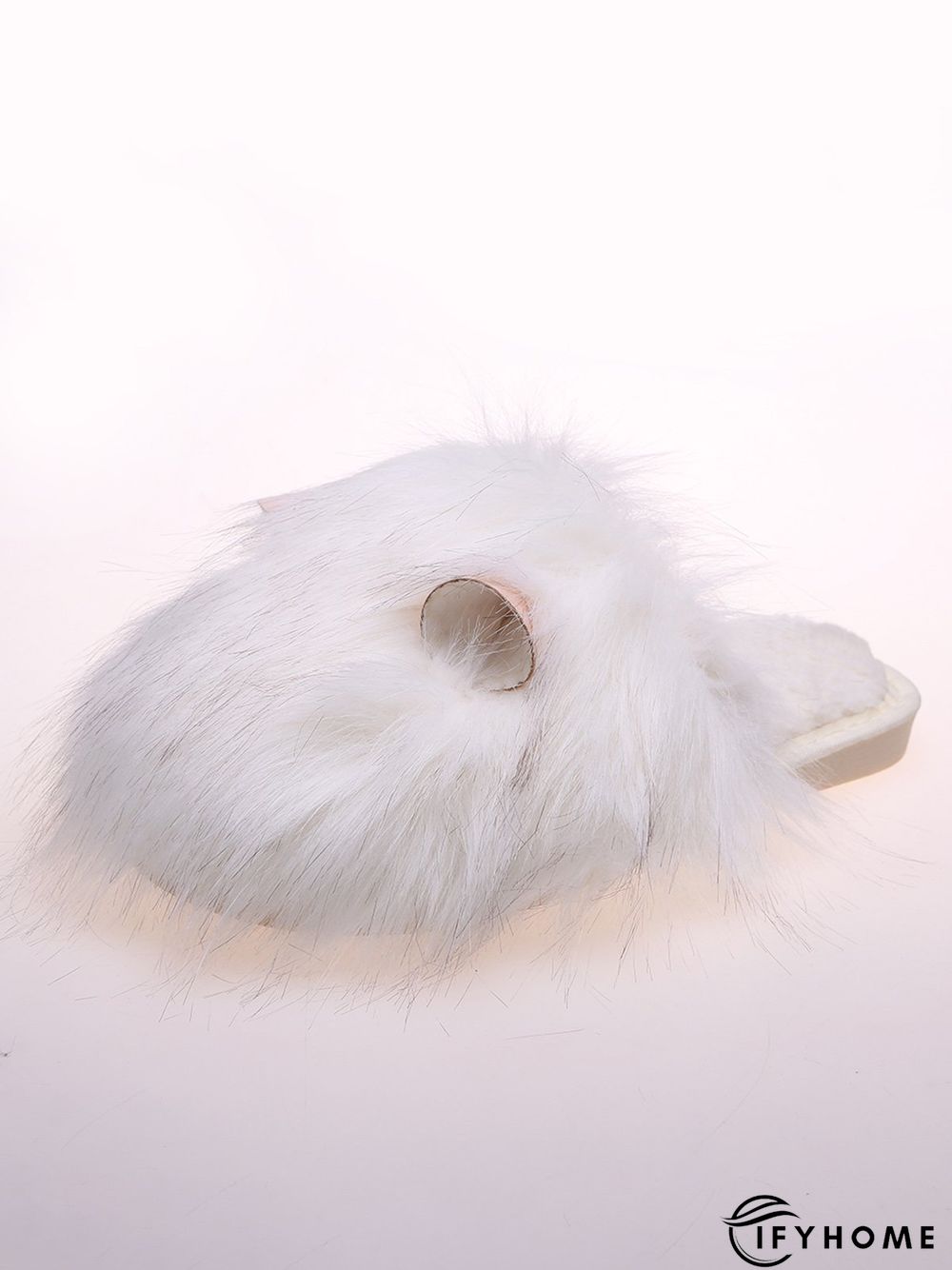 Cute Cat Ears Mohair Warm Fleece Indoor Slippers | IFYHOME