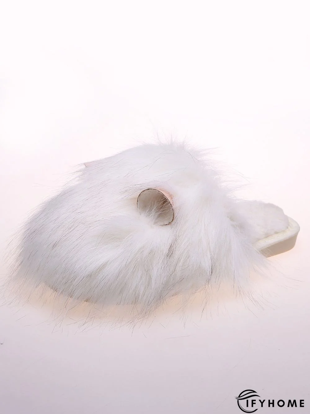 Cute Cat Ears Mohair Warm Fleece Indoor Slippers | IFYHOME