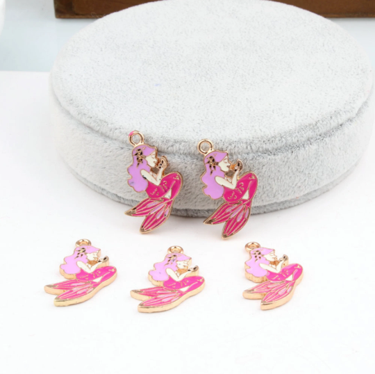 Wholesale 10 30 Metal Mermaid Charms,Lovely Mermaid Tail Charm Pendant for Necklace Bracelet Fashion Jewelry Makings DIY 21*31 mm