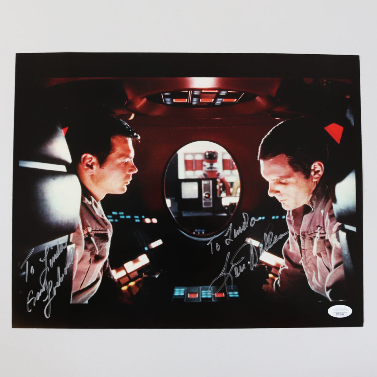 Keir Dullea & Gary Lockwood Signed 11x14 Photo Poster painting 2001: A Space Odyssey - COA JSA