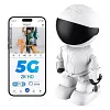 🤖Cam&eacute;ra en Forme de Robot Int&eacute;rieur Sans Fil avec D&eacute;tection de Mouvement🔥💯