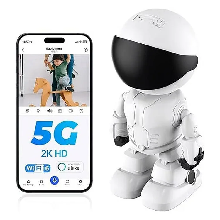 🔥2025 Hot Sale🔥 Wireless Indoor Motion Detection Robot Camera