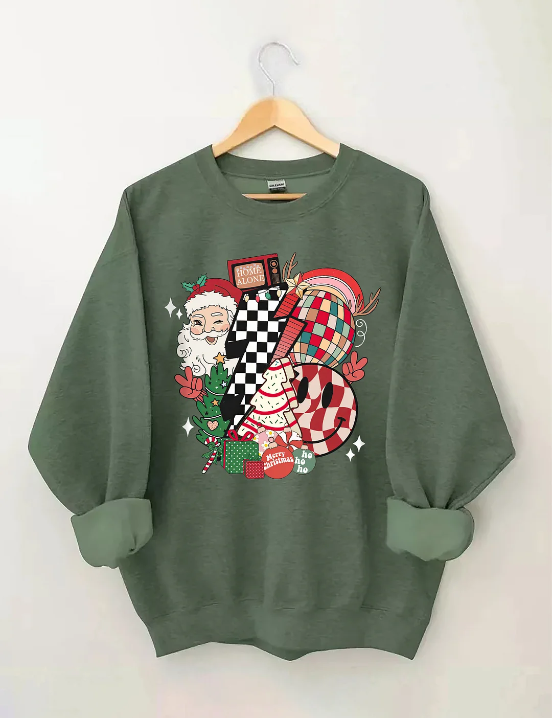 Retro Merry Christmas Sweatshirt