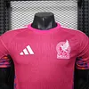 2026 Player Version Mexico Goalkeeper Pink Football Shirt 1:1 Thai Quality