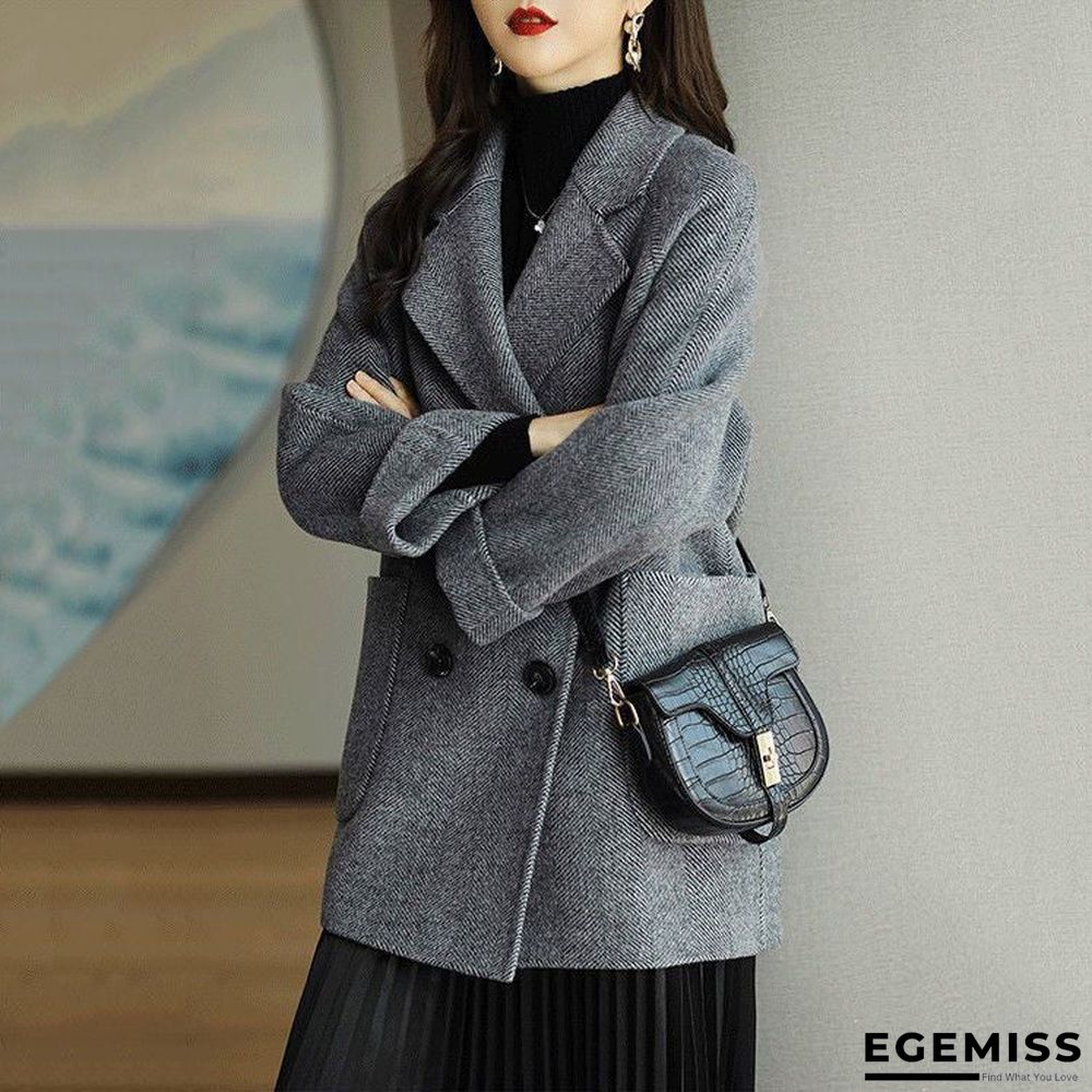 Autumn and Winter Fashion Leisure Thin and Versatile Wool Coat | EGEMISS