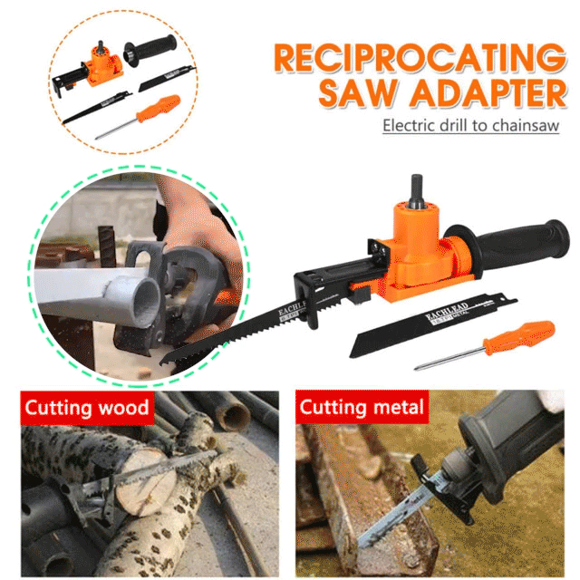 Hugoiio™ Reciprocating Saw Attachment Adapter