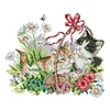 Cats-14CT Stamped Cross Stitch Kit(30*26cm)