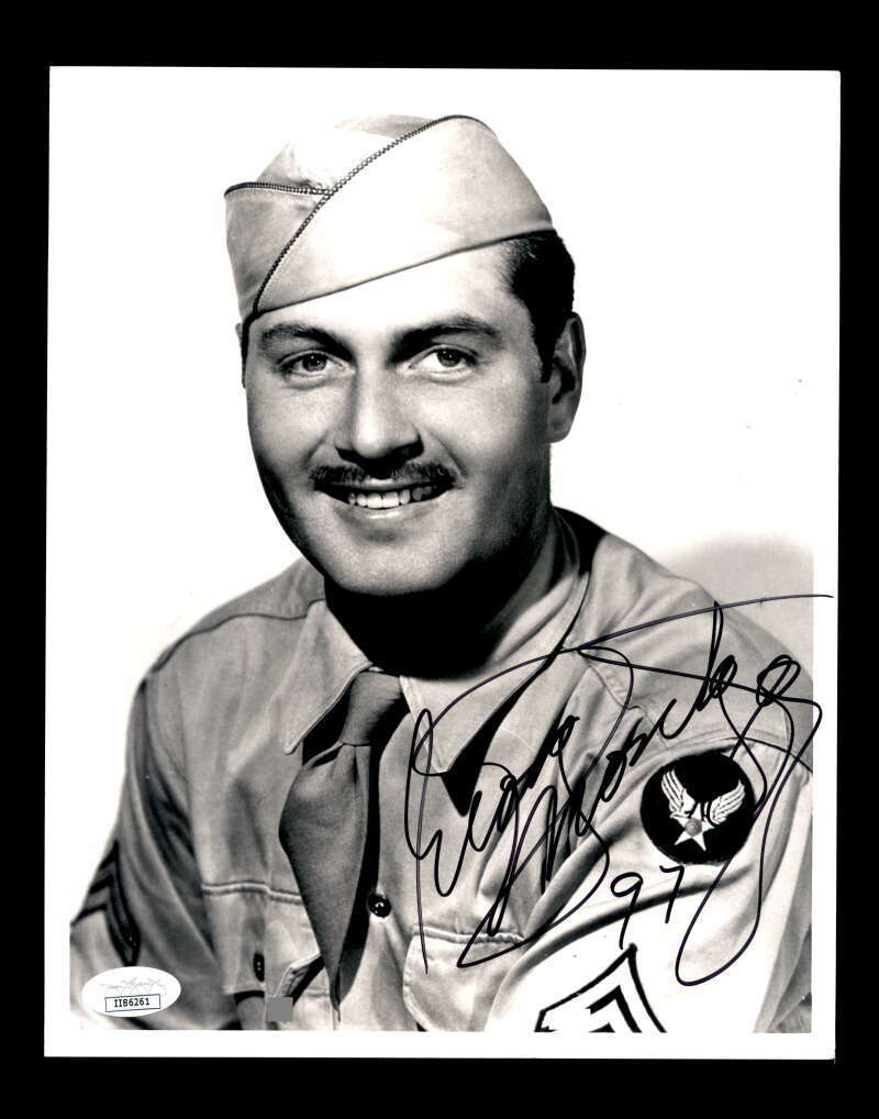 George Montgomery JSA Coa Signed 8x10 Photo Poster painting Certified Autograph