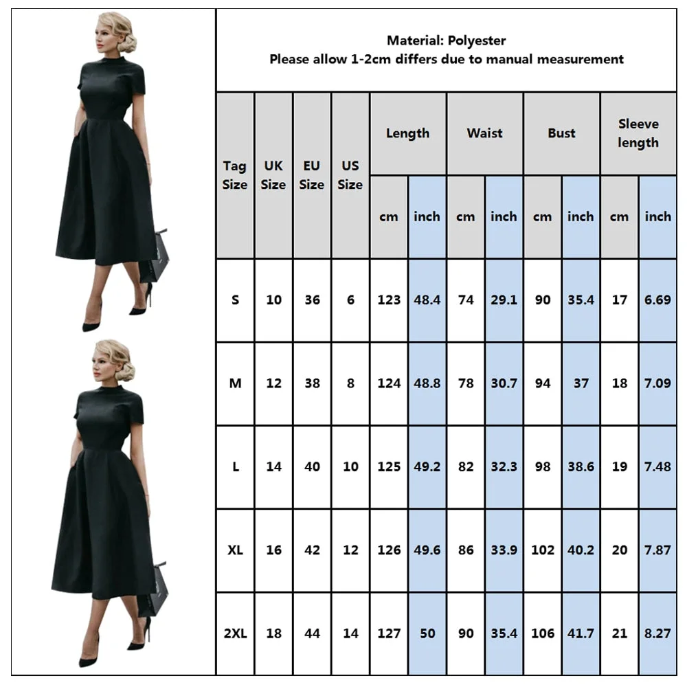 Women Elegant Black Shirt Dress Half High Collar High Waist A-Line Dresses Slim Fit Midi Dress Office Lady Female Solid Vestidos