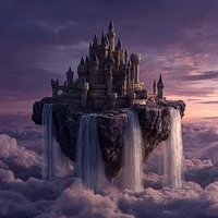 Castle in the Sky - Diamond Painting
