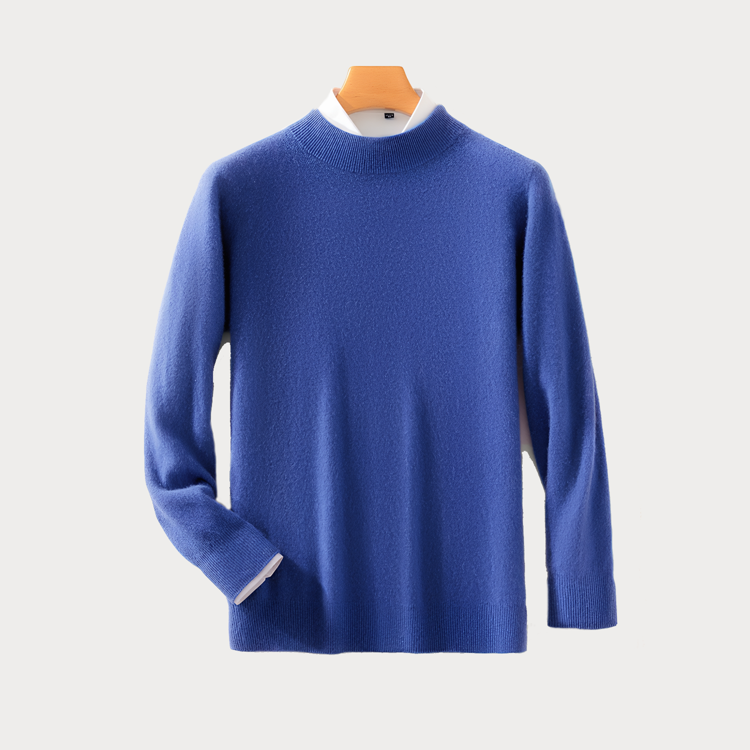 Men's Plush Wool Sweater Ultra-Soft & Premium Feel REAL SILK LIFE