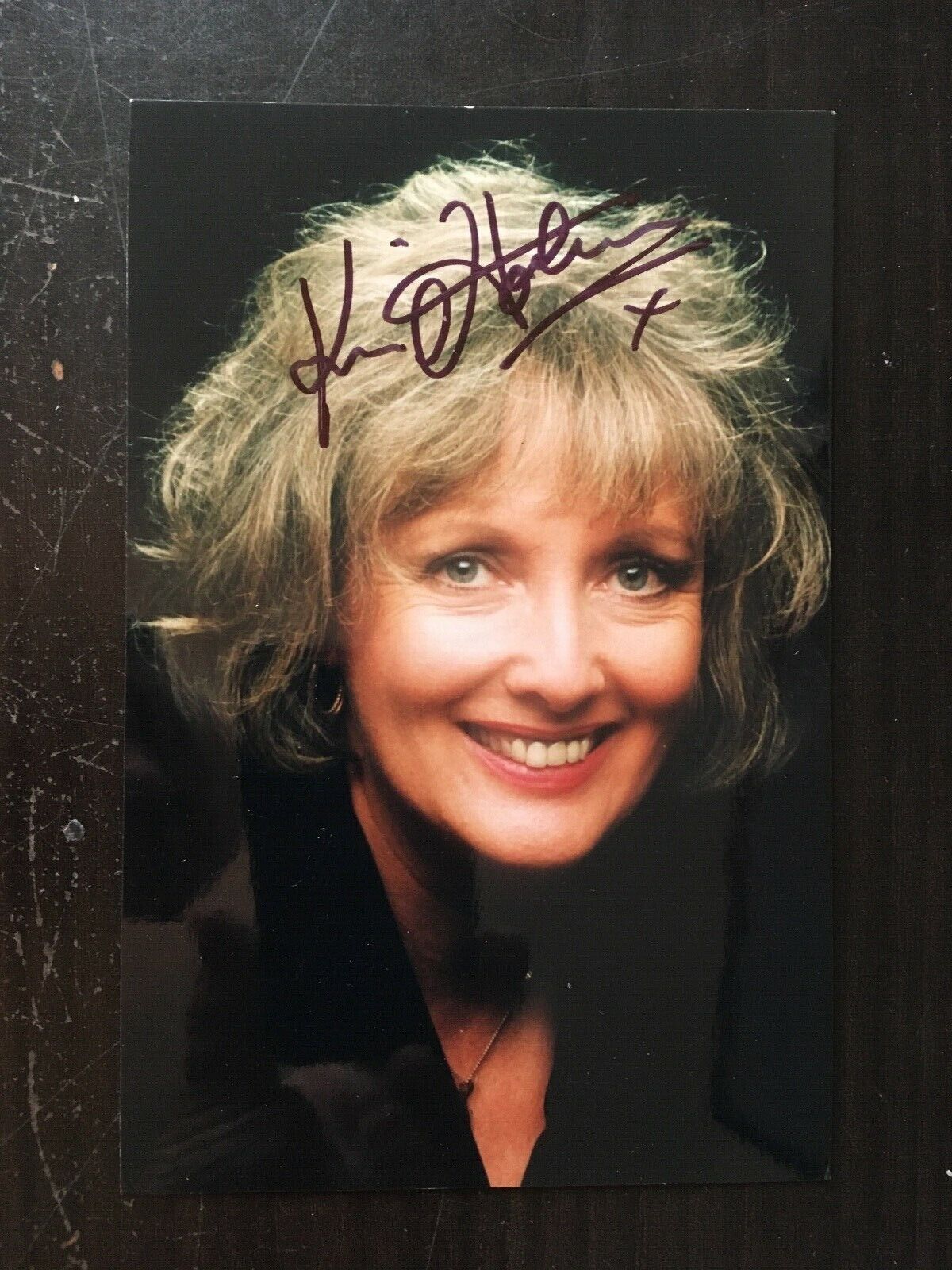 KIM HARTMAN - POPULAR BRITISH ACTRESS - ALLO ALLO - EXCELLENT SIGNED Photo Poster painting