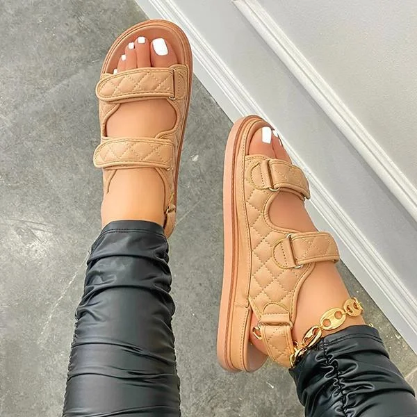 Velcro Straps Slip-On Entry Sandals