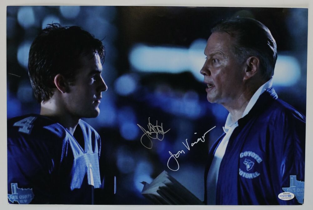 Jon Voight James Van Der Beek Autographed Signed 12x18 Photo Poster painting Varsity Blues