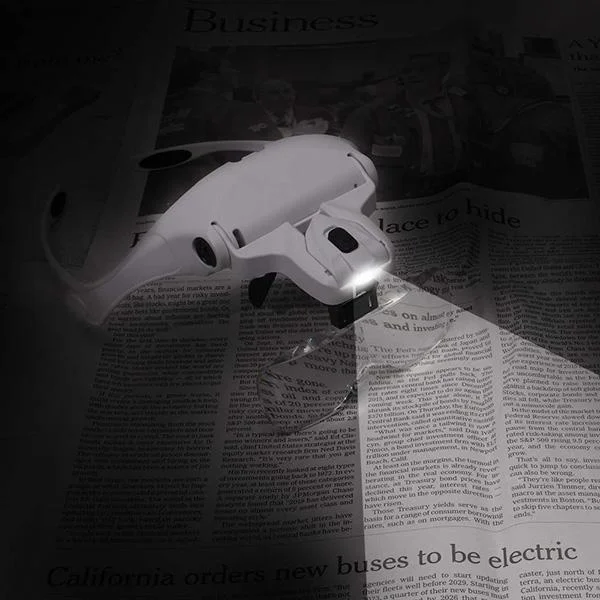 LED Eyeglasses Headband Magnifier