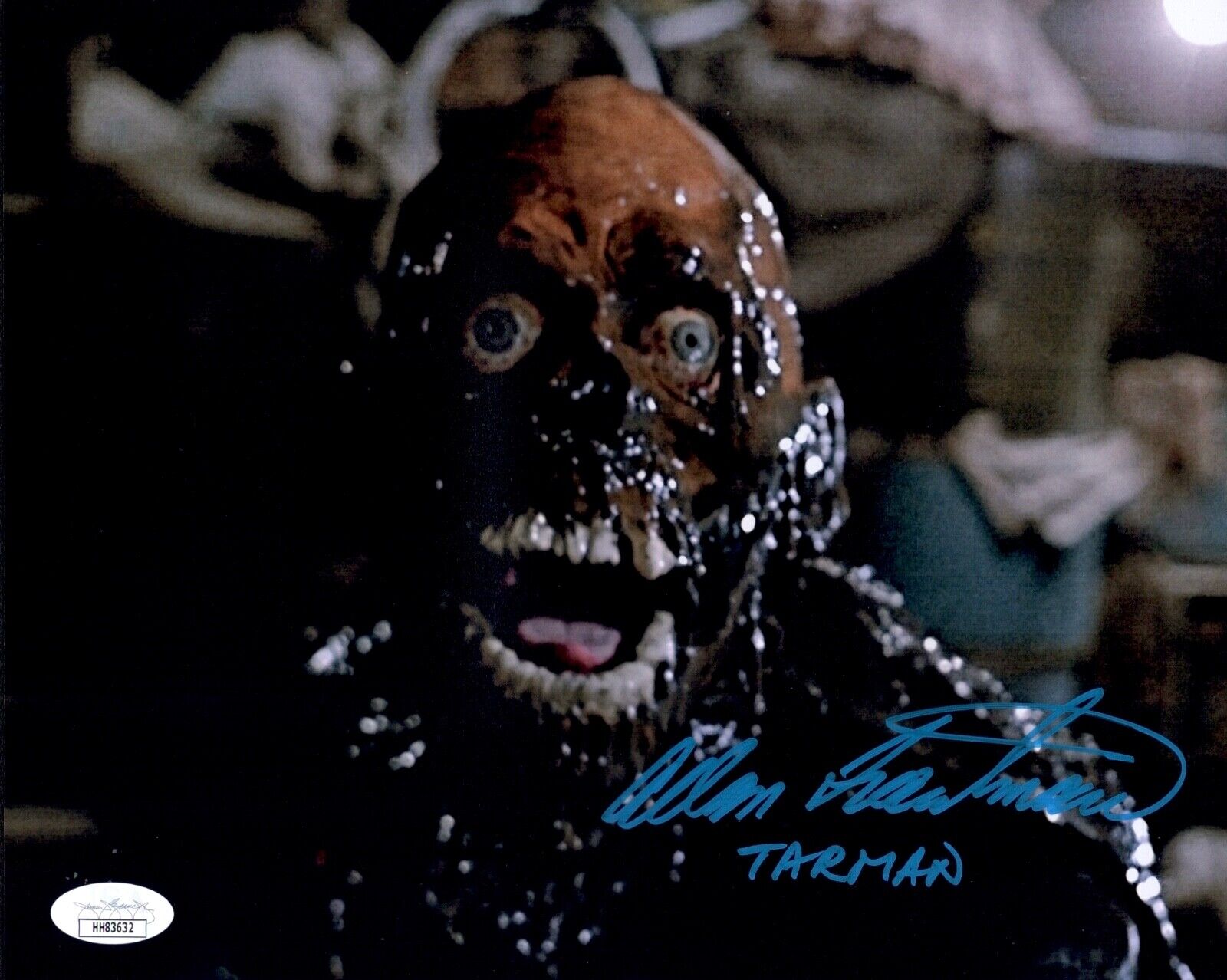 ALLAN TRAUTMAN Return Of The Living Dead Signed 8x10 Photo Poster painting TARMAN JSA COA Cert