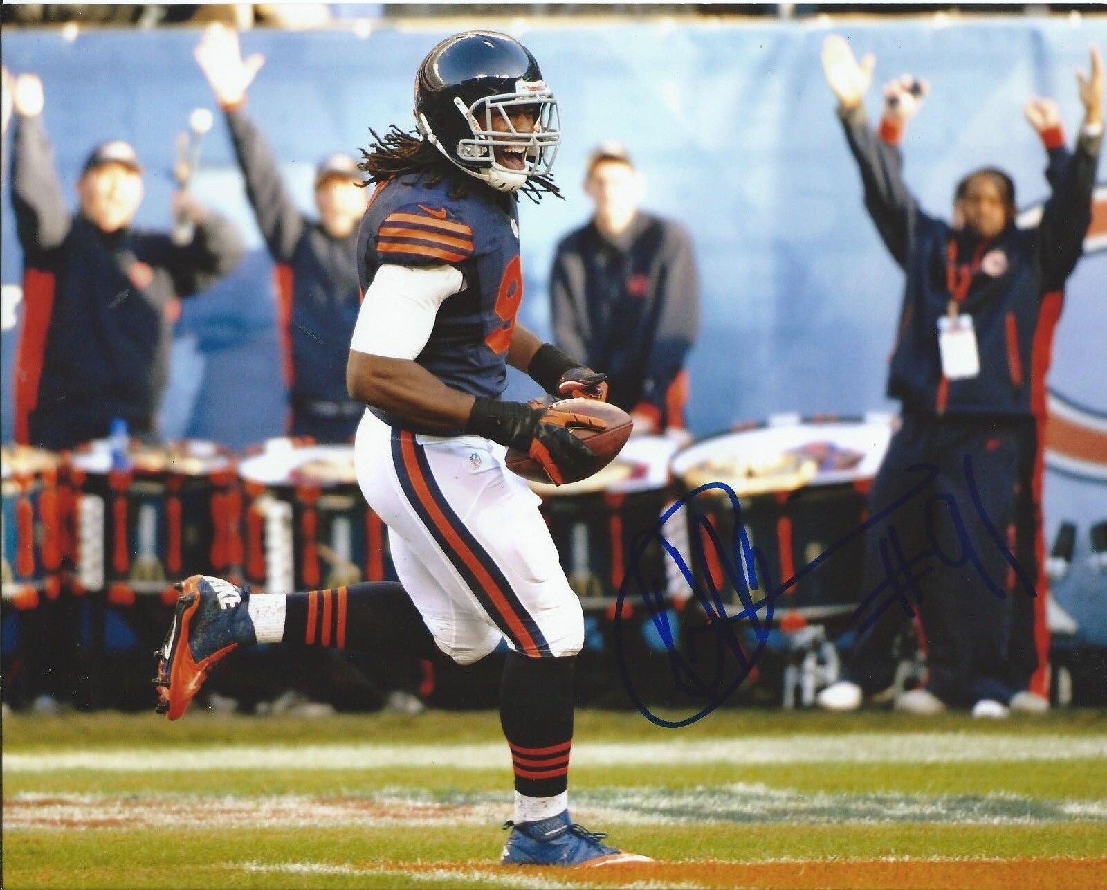 DAVID BASS signed autographed CHICAGO BEARS 8X10 Photo Poster painting *PICK 6*