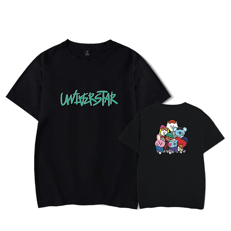 BT21 Street Mood Printed T-shirt