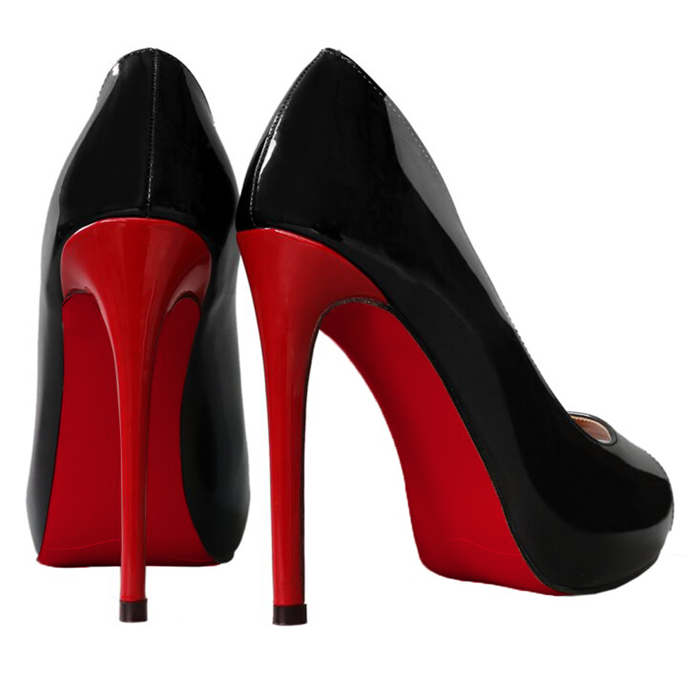 120mm Red Bottom Women's Platforms Heels Party Wedding Pumps-MERUMOTE