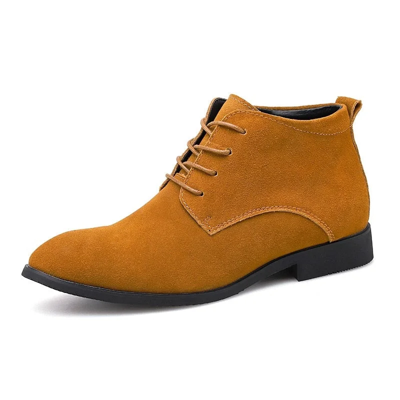 Really Leather Suede High Quality Leather Business Casual Shoes Men Dress Office Luxury Shoes Male Breathable Oxfords Men Formal