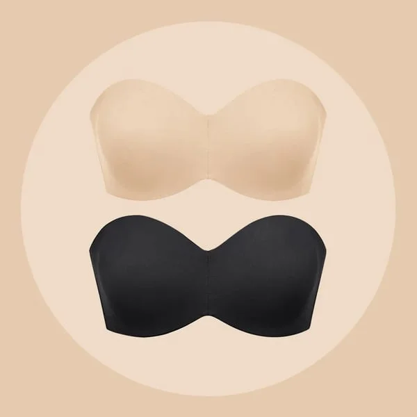 Full Support Non-Slip Convertible Bandeau Bra 