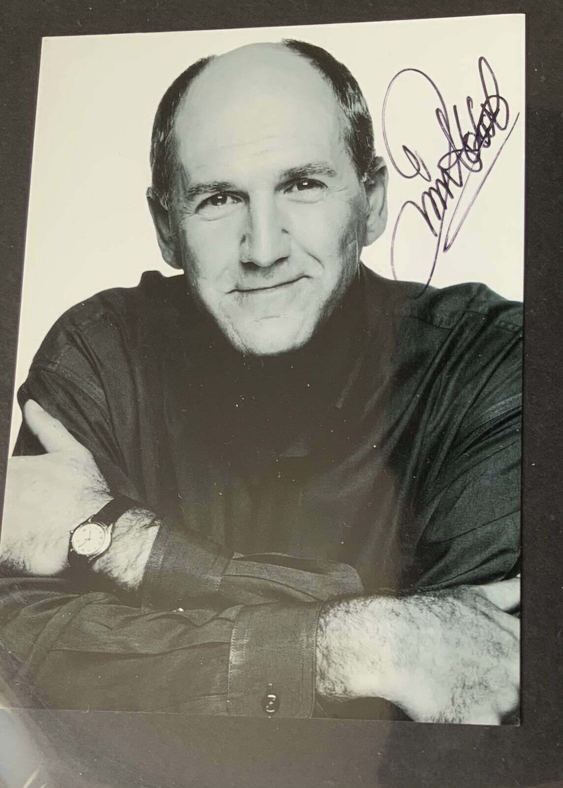 Signed RUSS ABBOT - Pre- Print Photo Poster paintinggraph - TV & Film Actor / Comedian